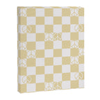 Checkered Peace Sign (Sand Color) Canvas Print Gallery Image 8