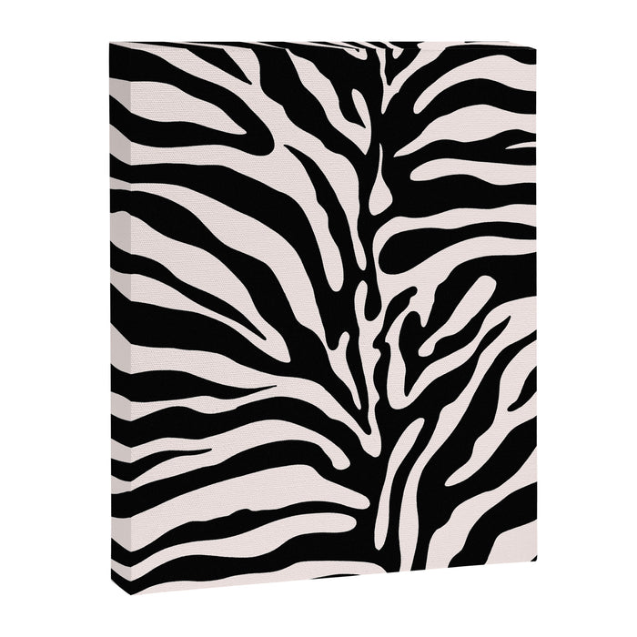 Classic Zebra Print Canvas Print Gallery Image 1