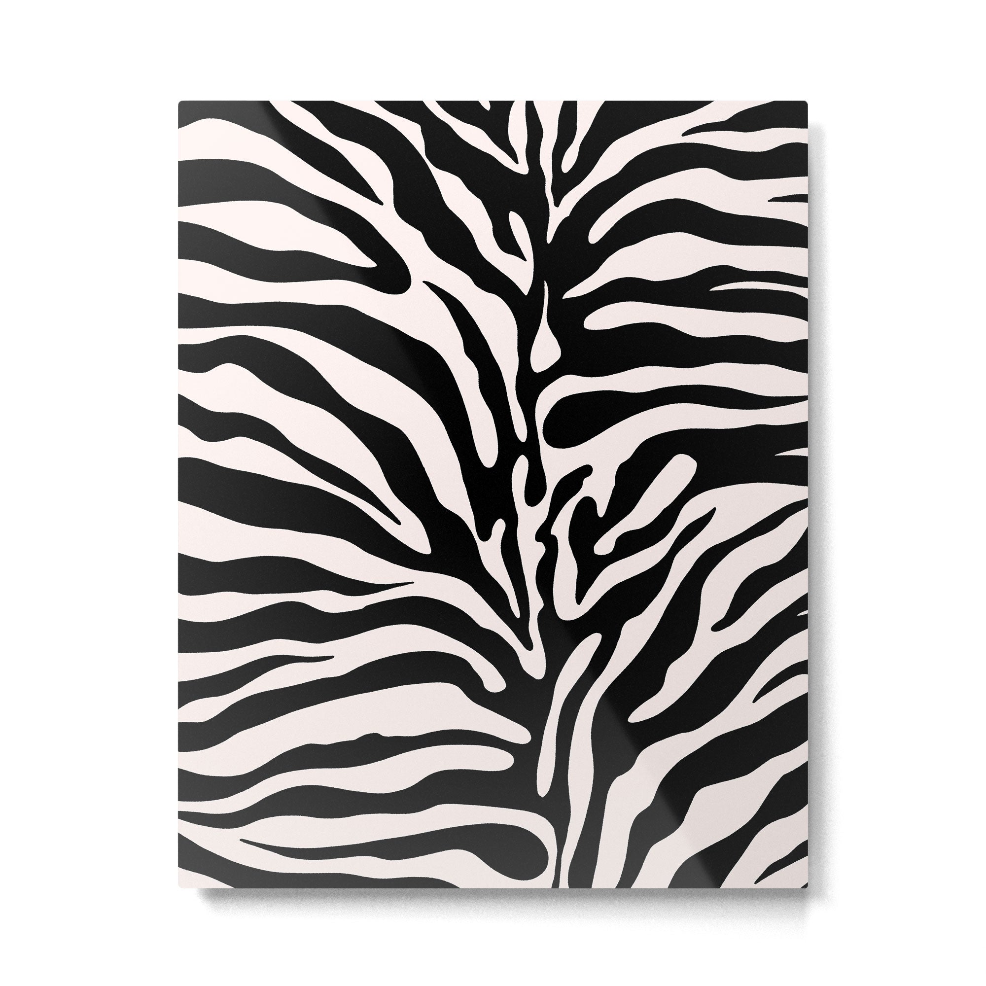 Classic Zebra Print Metal Print Gallery Image 6