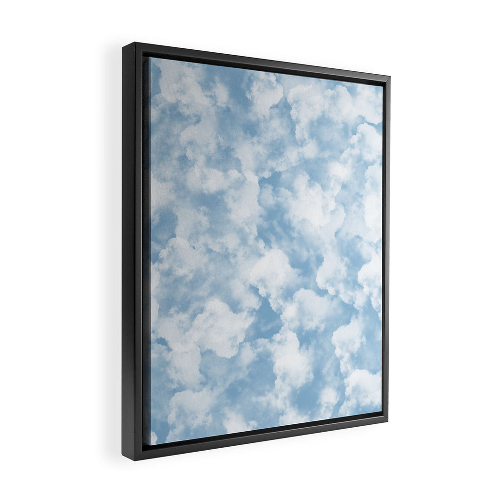 Clouds Pattern Framed Canvas Print Gallery Image 2