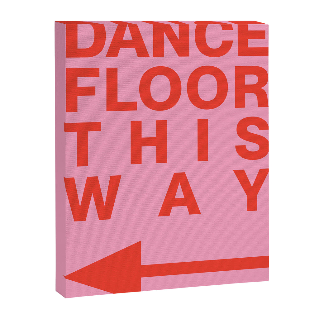 DANCE FLOOR THIS WAY Canvas Print Gallery Image 6