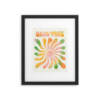 Good Vibes \\ Cute Sunshine  Framed Art Print Gallery Image 4