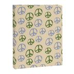 Hand-drawn Peace Symbol Pattern Canvas Print Gallery Image 8