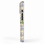 Hand-drawn Peace Symbol Pattern iPhone Case Gallery Image 2