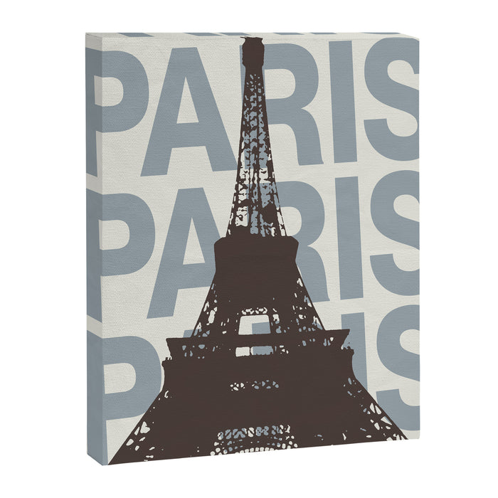 Paris, France \\ Poster Art Canvas Print Gallery Image 1