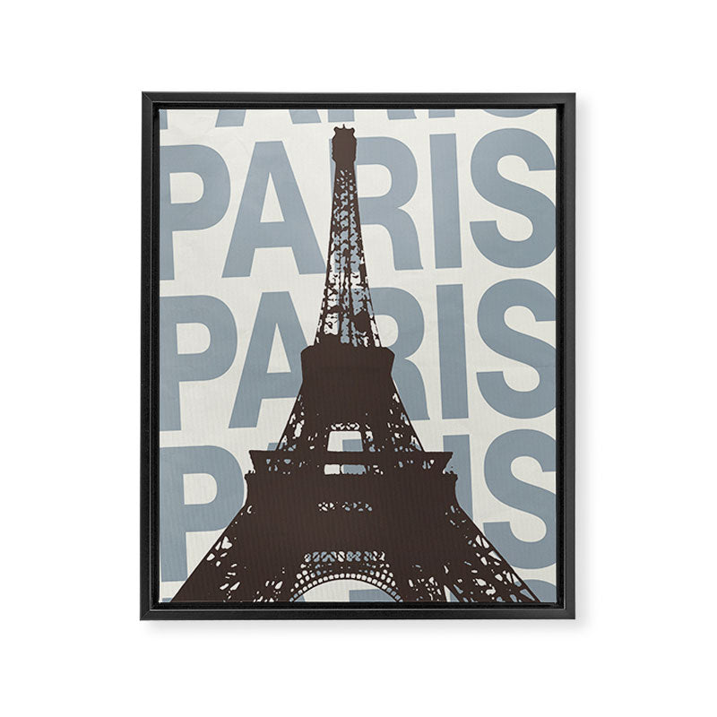 Paris, France \\ Poster Art Framed Canvas Print Gallery Image 6