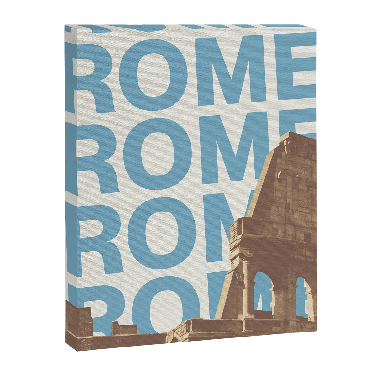Rome, Italy \\ Poster Art Canvas Print Gallery Image 6