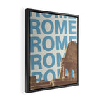 Rome, Italy \\ Poster Art Framed Canvas Print Gallery Image 2