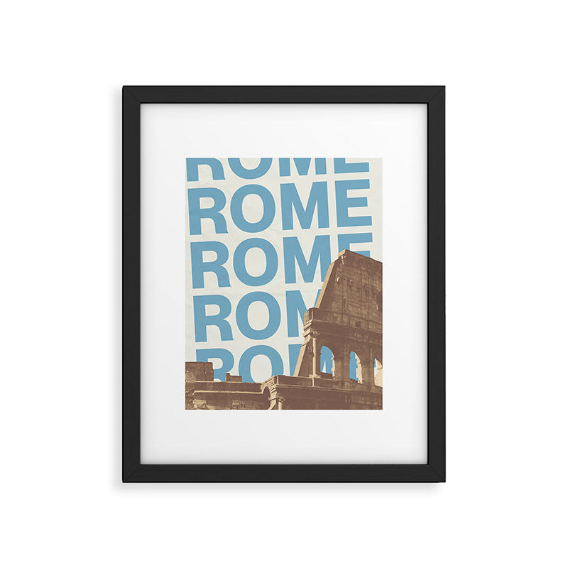 Rome, Italy \\ Poster Art Framed Art Print Gallery Image 4