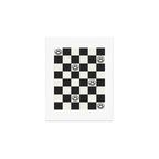 Smiley Face & Checkerboard  Art Print Gallery Image 1