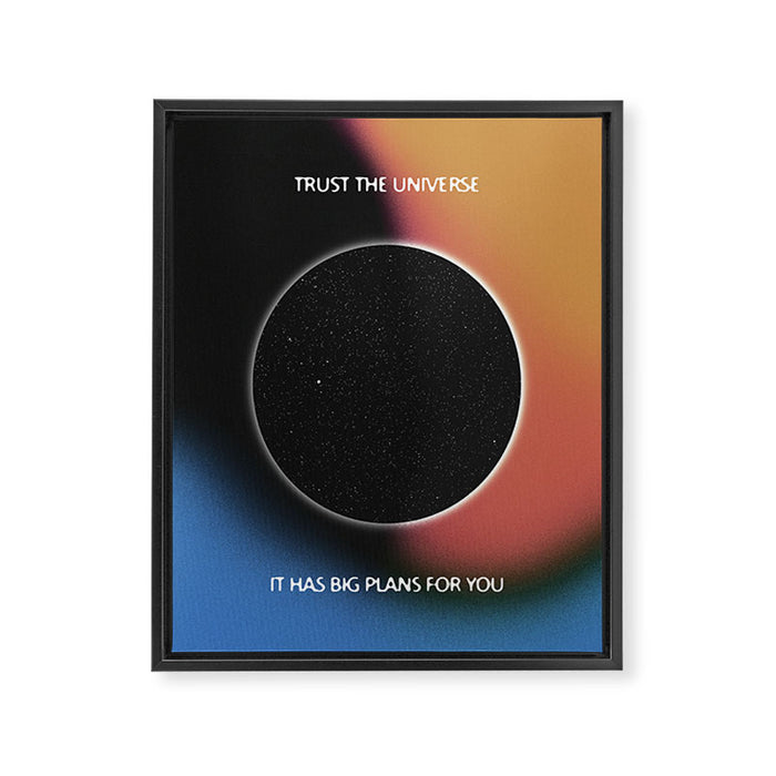 Trust The Universe Framed Canvas Print Gallery Image 1