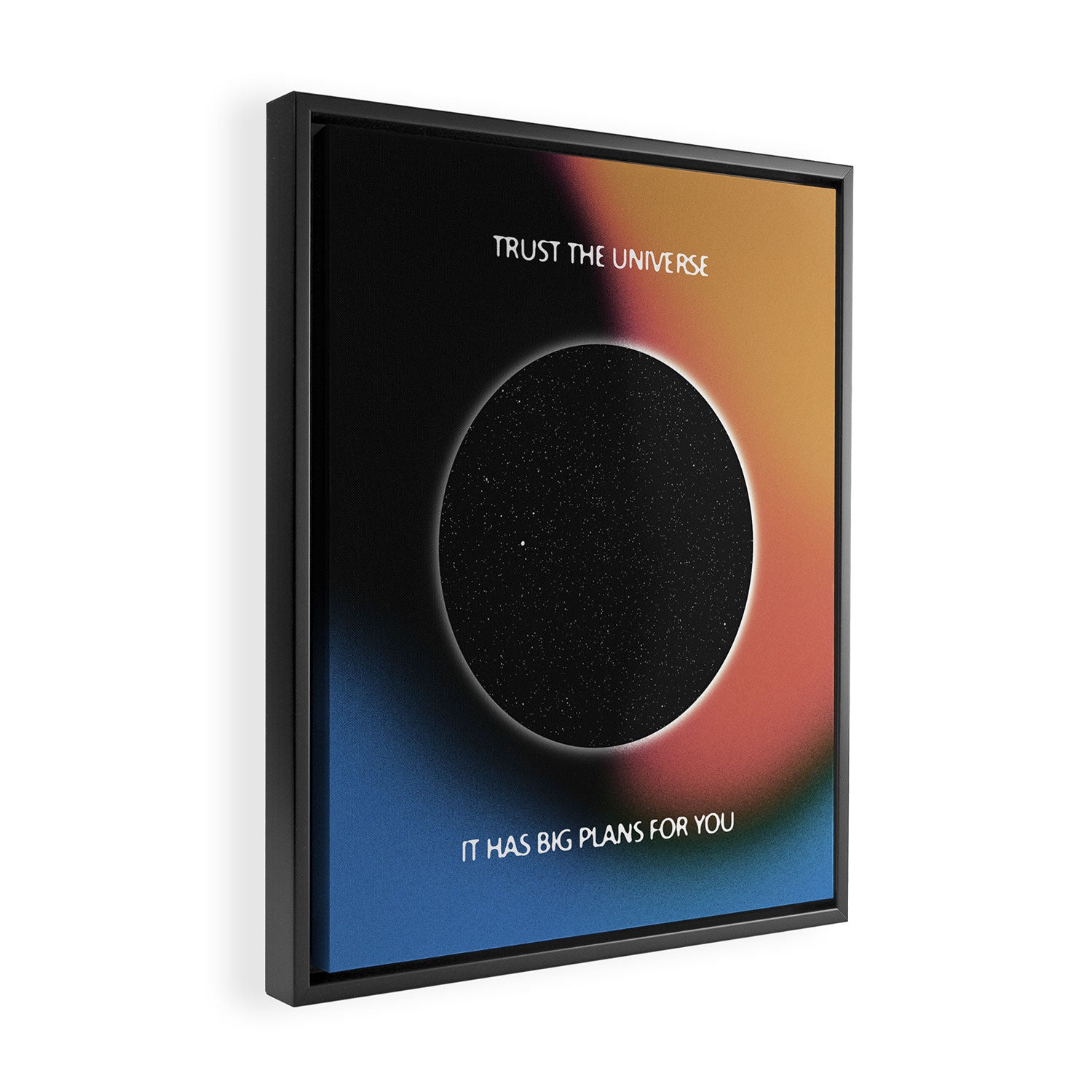 Trust The Universe Framed Canvas Print Gallery Image 2