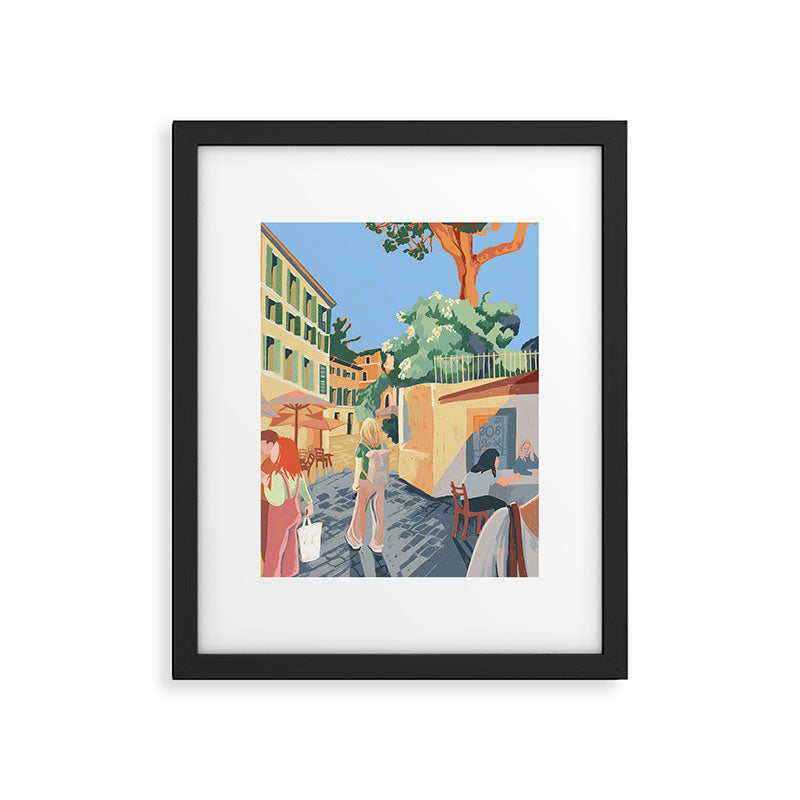 A Walk in Rome Framed Art Print Gallery Image 5