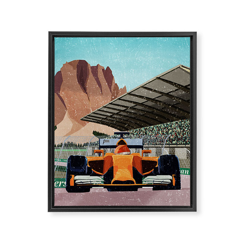 Formula 1 Framed Canvas Print Gallery Image 6