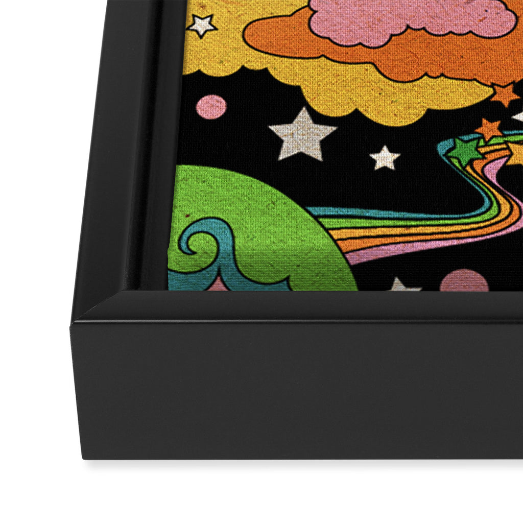 Cosmic Magic Universe Framed Canvas Print Gallery Image 3