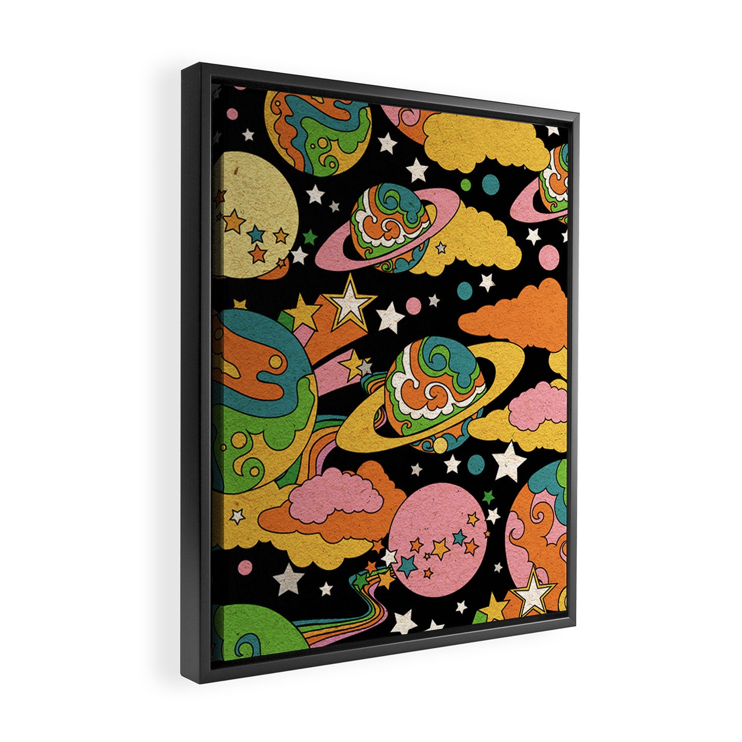 Cosmic Magic Universe Framed Canvas Print Gallery Image 2