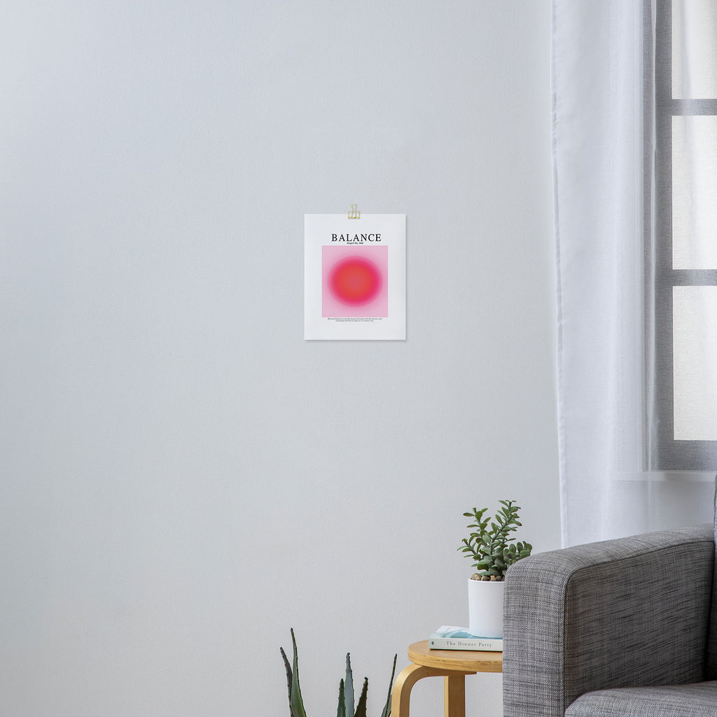 Gradient Angel Numbers: Angel Number 888 - Balance (Pink Palette) Art Print Gallery Image 3