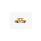 Old Yellow surf car Art Print Gallery Image 1