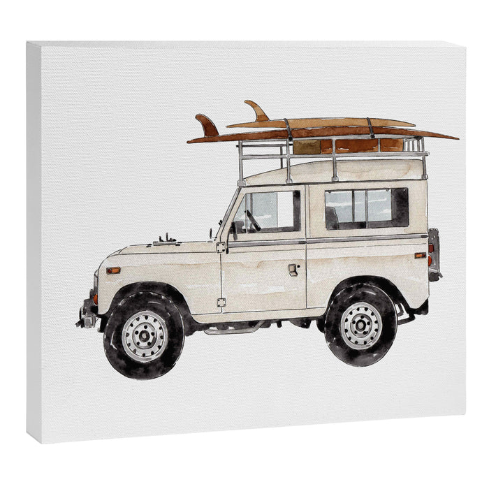 Surf Vintage Truck Canvas Print Gallery Image 1
