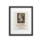  1935 French Art Exhibition Poster - Italian Art from Cimabue to Tiepolo Framed Art Print Gallery Image 6