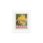 Aidipsos Greece Vintage Travel Poster 1930s Art Print Gallery Image 1
