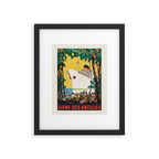 Antilles Vintage French Travel Poster, 1950 Framed Art Print Gallery Image 5