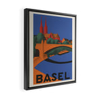 Basel, Switzerland Travel Poster, 1937 Framed Canvas Print Gallery Image 2