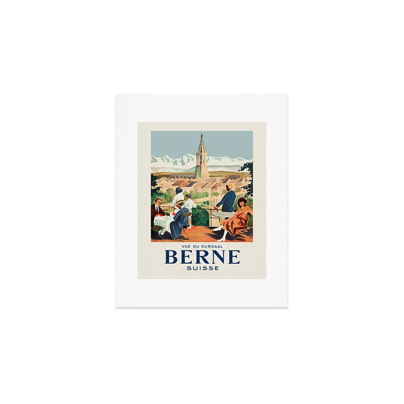 Bern, Switzerland Vintage travel poster, 1930 Art Print Gallery Image 1