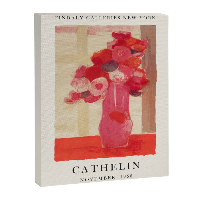 Bernard Cathelin Vintage Exhibition Poster, 1958 Canvas Print Gallery Image 1