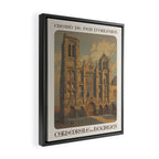 Bourges France Vintage Travel Poster, 1920s Framed Canvas Print Gallery Image 2