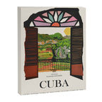 Cuba Vintage Travel Poster, 1950s Canvas Print Gallery Image 6