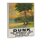 Dunk Island, Great Barrier Reef - Vintage Australian travel poster, 1930s Canvas Print Gallery Image 6