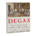 Edgar Degas Vintage Exhibition Poster, 1955 Canvas Print Gallery Image 6