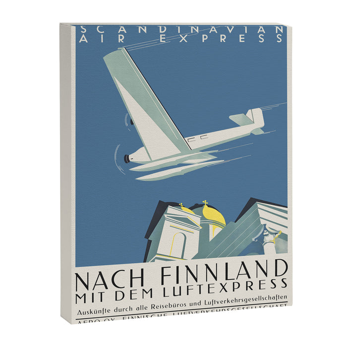 Finland Vintage Travel Poster, 1933 Canvas Print Gallery Image 1