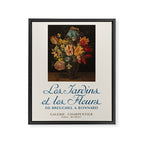 Floral Still Life French Art Gallery Exhibition Poster, 1965 Framed Canvas Print Gallery Image 6