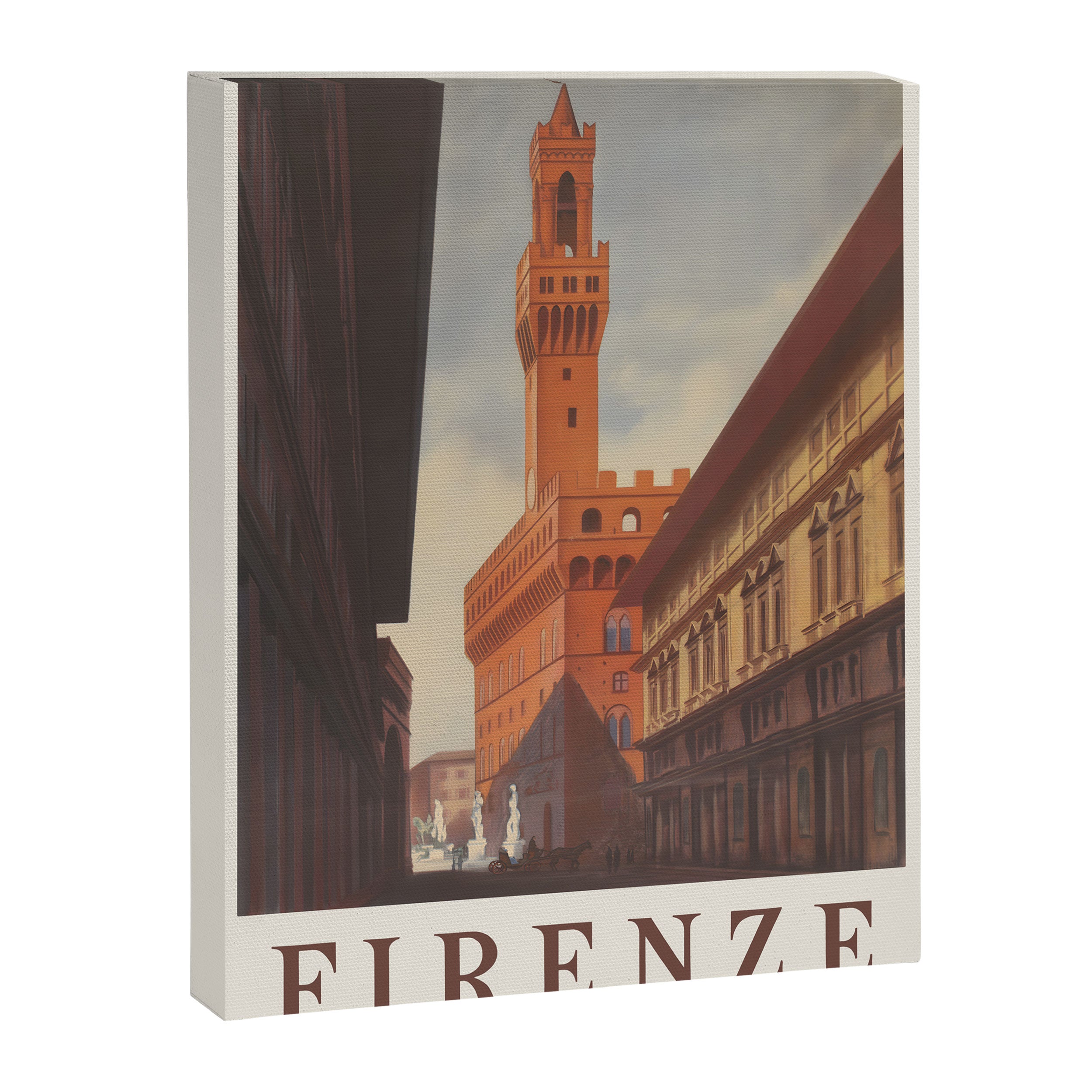 Florence Vintage Travel Poster,  1930s Canvas Print Gallery Image 6