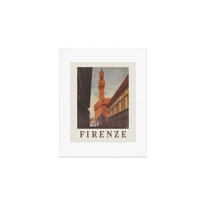 Florence Vintage Travel Poster,  1930s Art Print Gallery Image 1