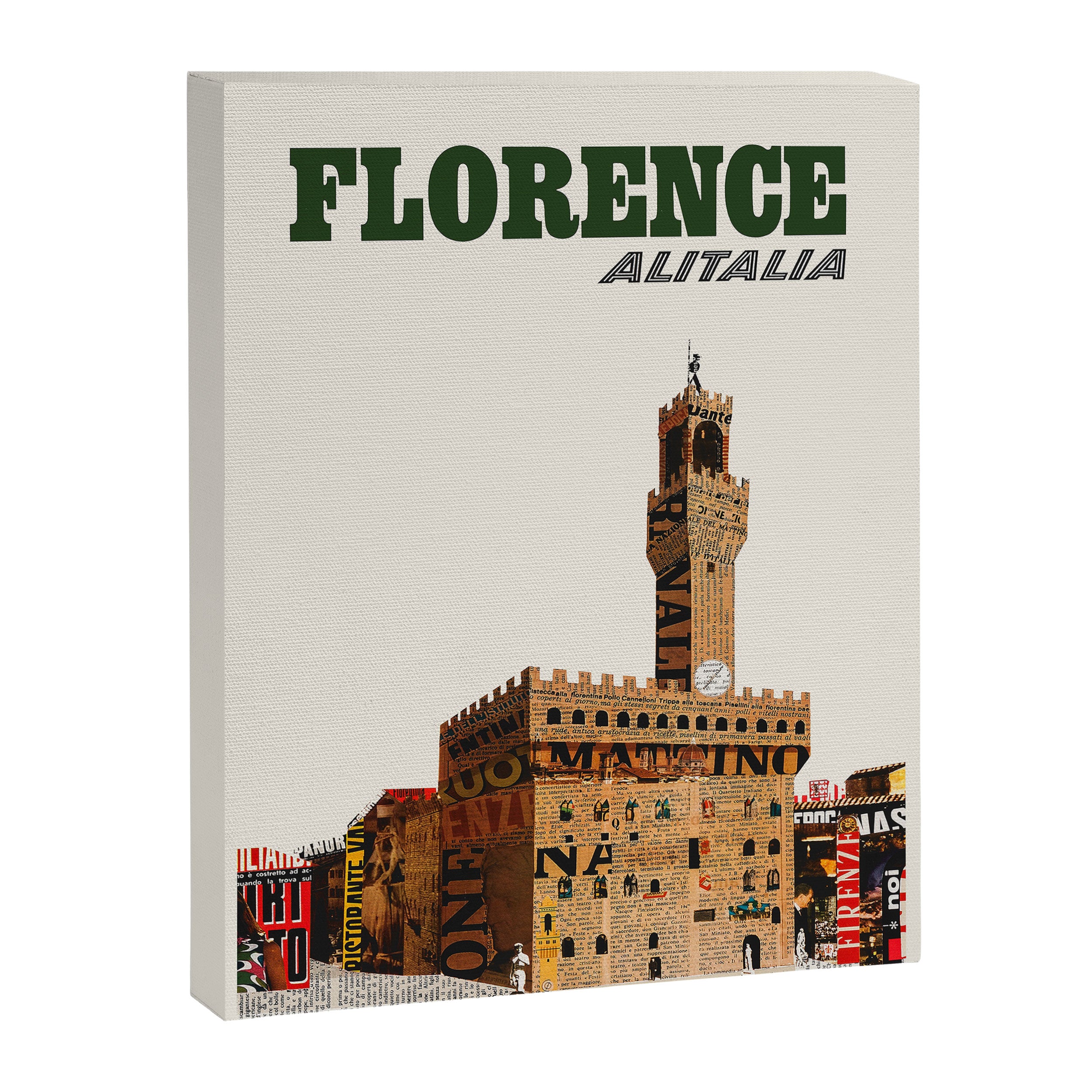 Florence Vintage Travel Poster, 1960s Canvas Print Gallery Image 6