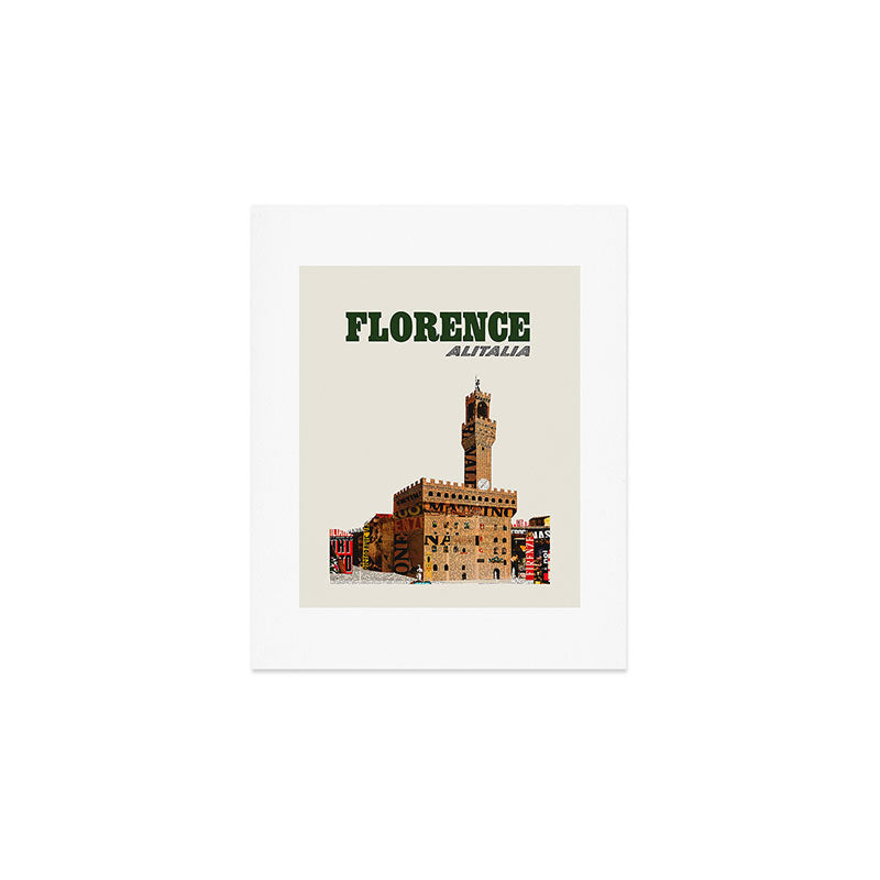 Florence Vintage Travel Poster, 1960s Art Print Gallery Image 1