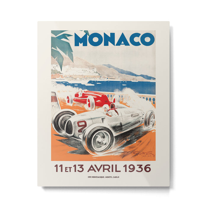 Formula 1  - 1936 Monaco Grand Prix Metal Print Gallery Image 1