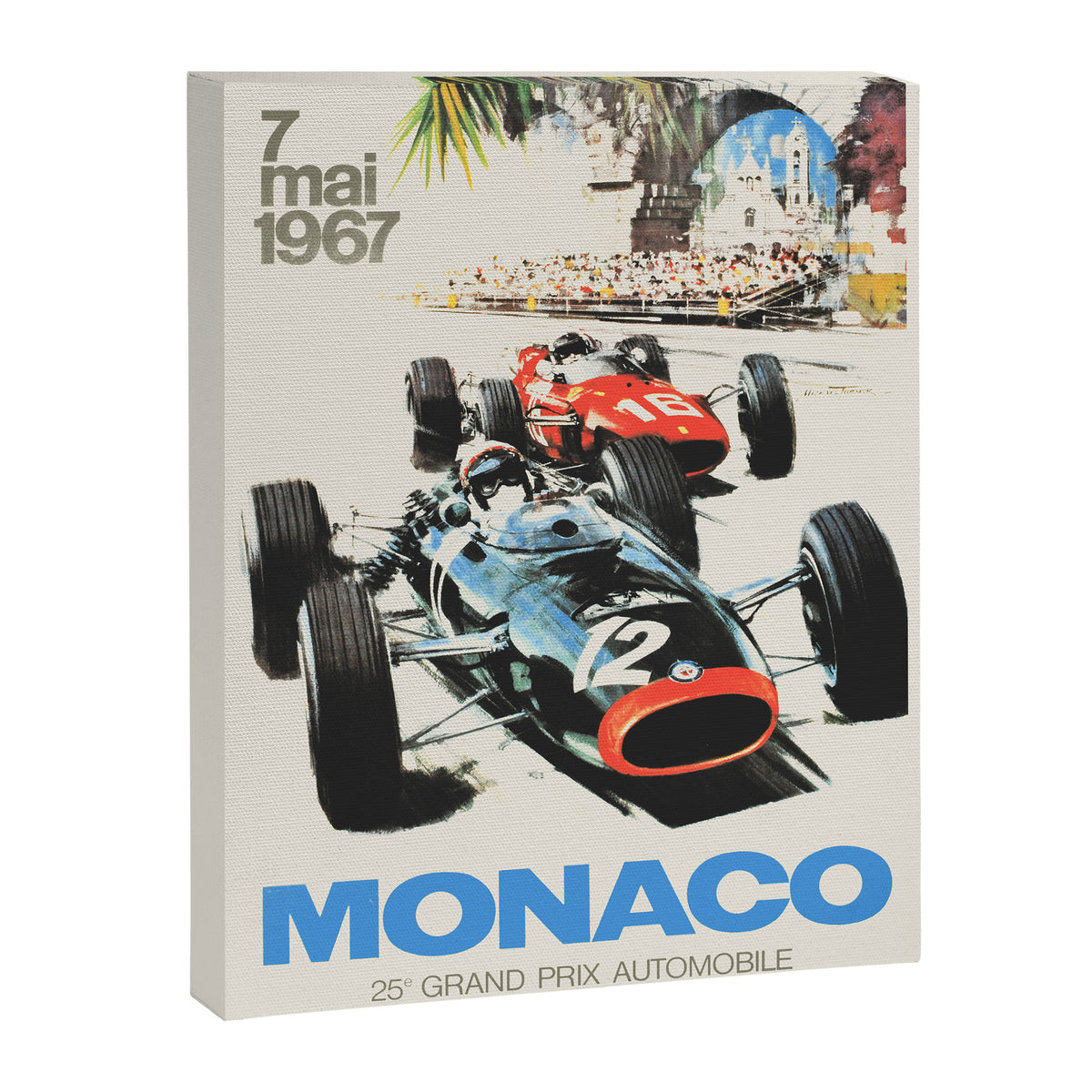 Formula 1 - 1967 Monaco Grand Prix Canvas Print Gallery Image 6