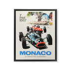 Formula 1 - 1967 Monaco Grand Prix Framed Canvas Print Gallery Image 6