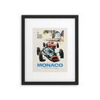 Formula 1 - 1967 Monaco Grand Prix Framed Art Print Gallery Image 5