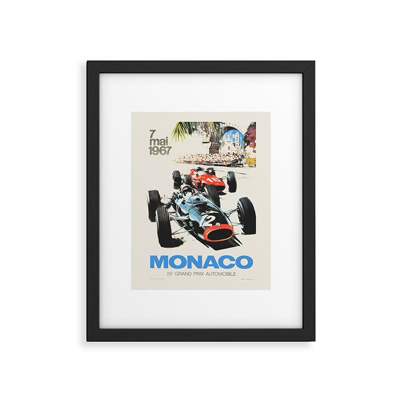 Formula 1 - 1967 Monaco Grand Prix Framed Art Print Gallery Image 5
