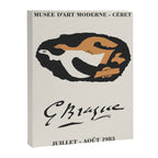 Georges Braque Art Exposition Poster, 1980s Canvas Print Gallery Image 6