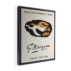 Georges Braque Art Exposition Poster, 1980s Framed Canvas Print Gallery Image 2
