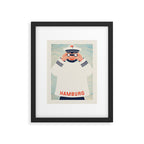 Hamburg Germany Vintage Travel Poster, 1958 Framed Art Print Gallery Image 6