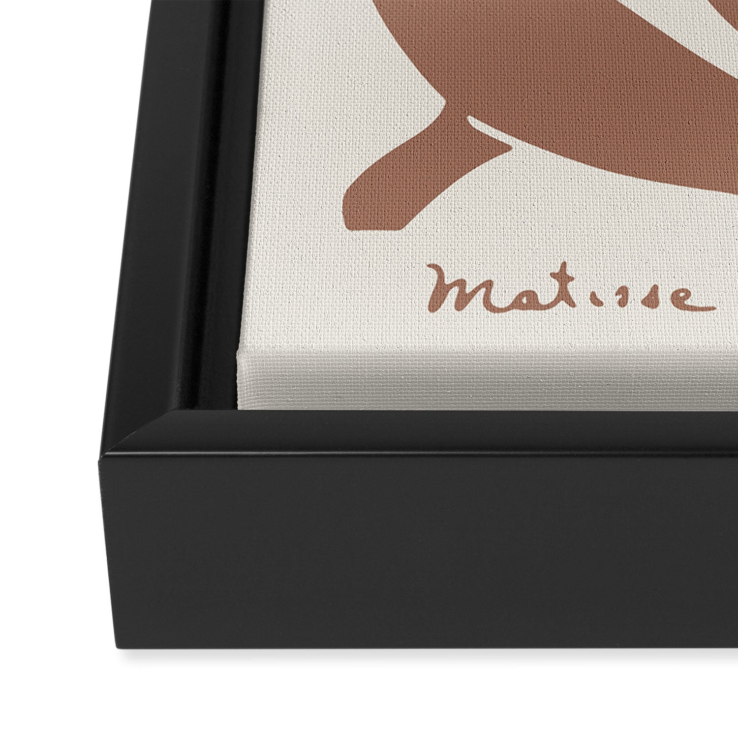 Henri Matisse - Mocha Mousse Nude II, 1952 Framed Canvas Print Gallery Image 3