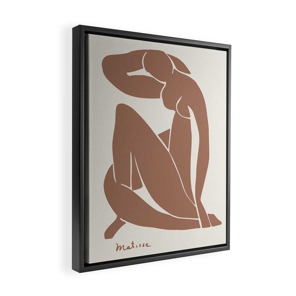 Henri Matisse - Mocha Mousse Nude II, 1952 Framed Canvas Print Gallery Image 2