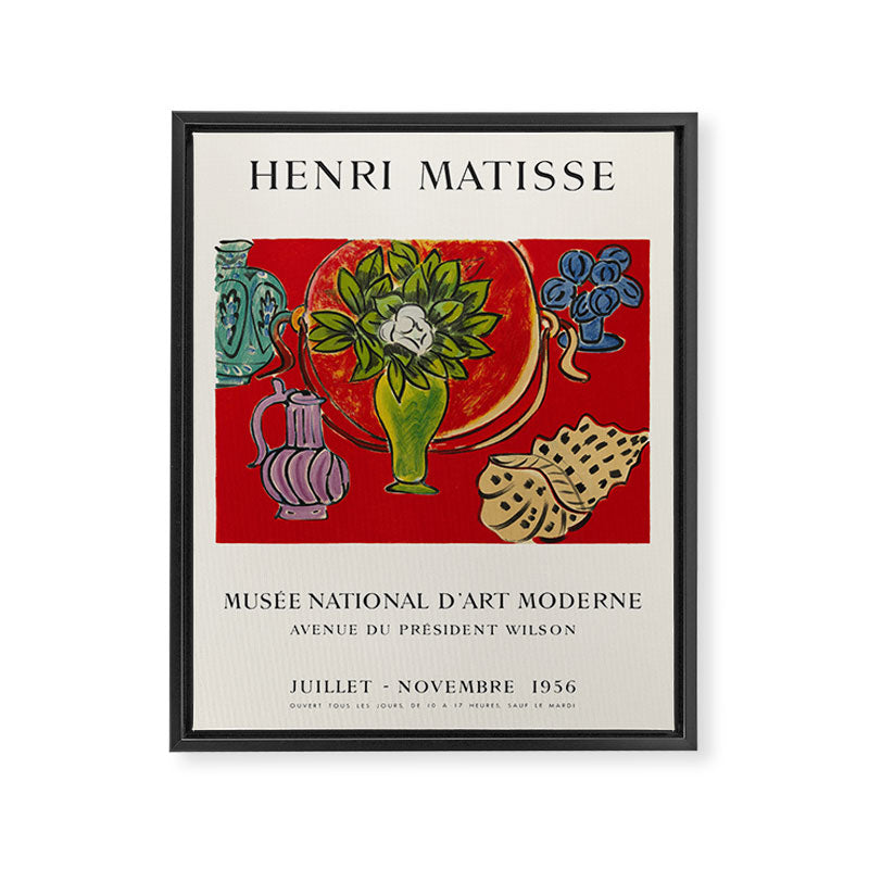 Henri Matisse Vintage Art Exhibition Poster, 1956 Framed Canvas Print Gallery Image 6